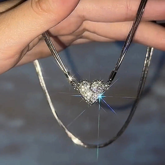 Magnetic Love Patchwork Necklace