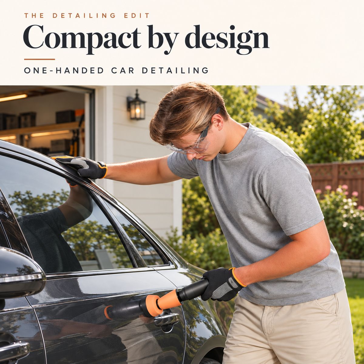 🚗 3-in-1 Cordless Car Polisher – 12,000 RPM Rechargeable Polishing, Waxing & Sanding Tool