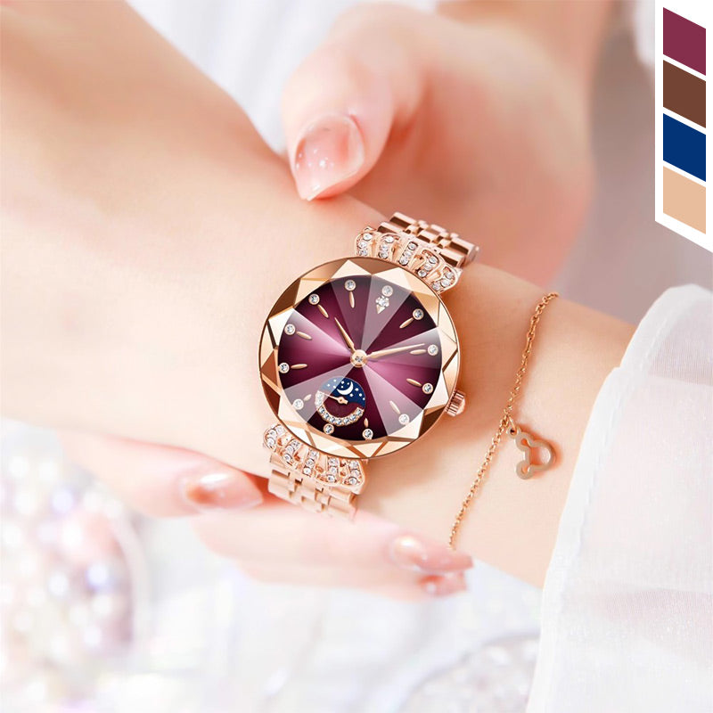 Fashionable Star & Moon Watch for Women
