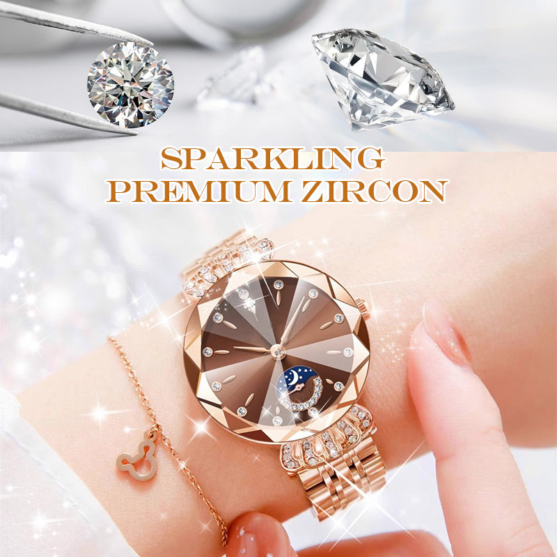 Fashionable Star & Moon Watch for Women