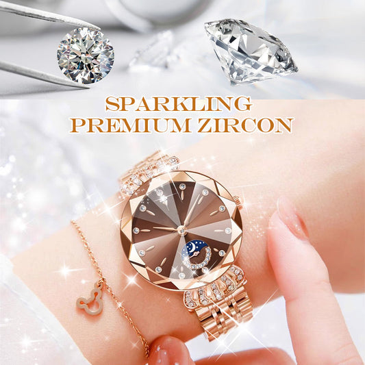 Fashionable Star & Moon Watch for Women