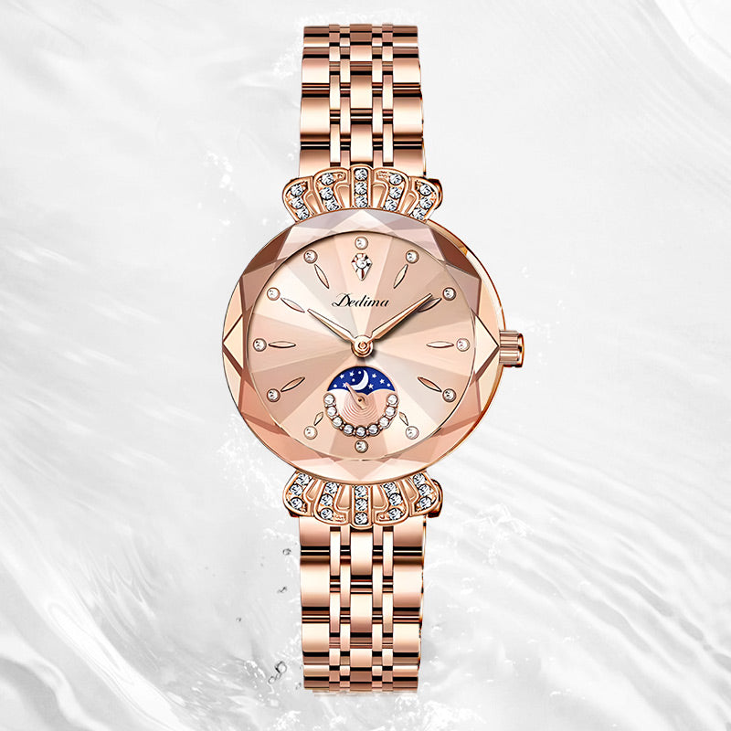 Fashionable Star & Moon Watch for Women
