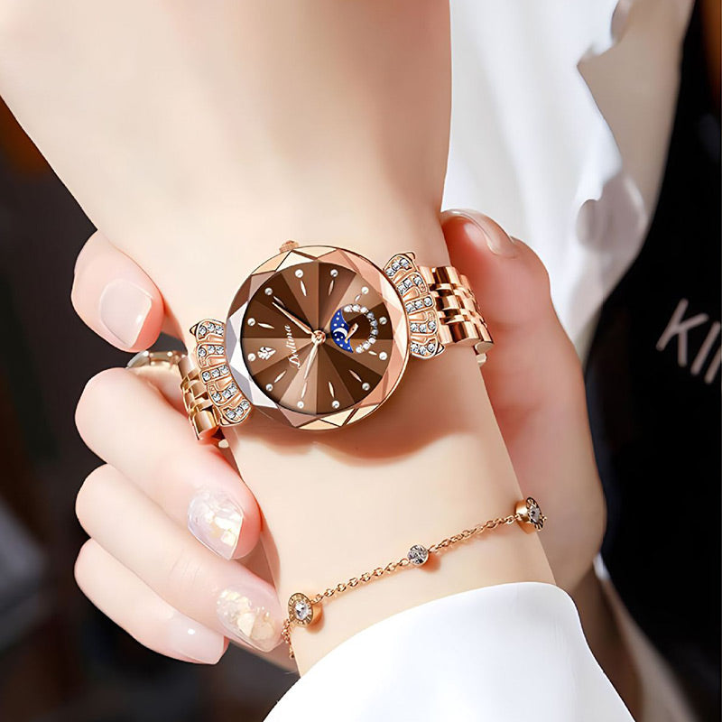Fashionable Star & Moon Watch for Women