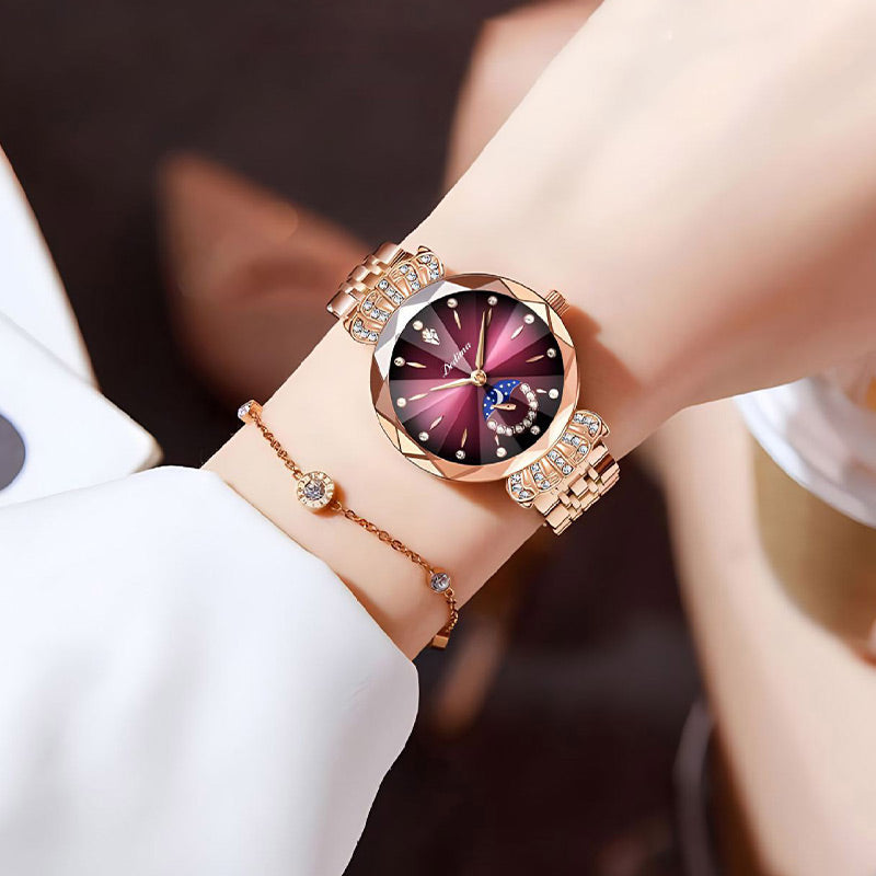 Fashionable Star & Moon Watch for Women