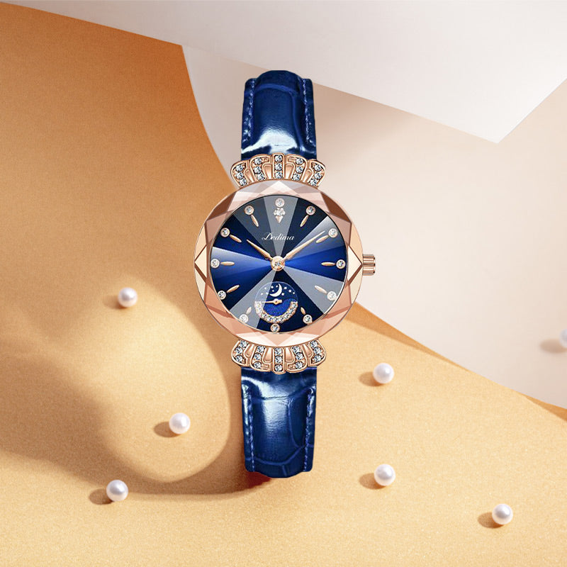 Fashionable Star & Moon Watch for Women