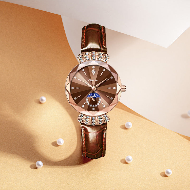 Fashionable Star & Moon Watch for Women