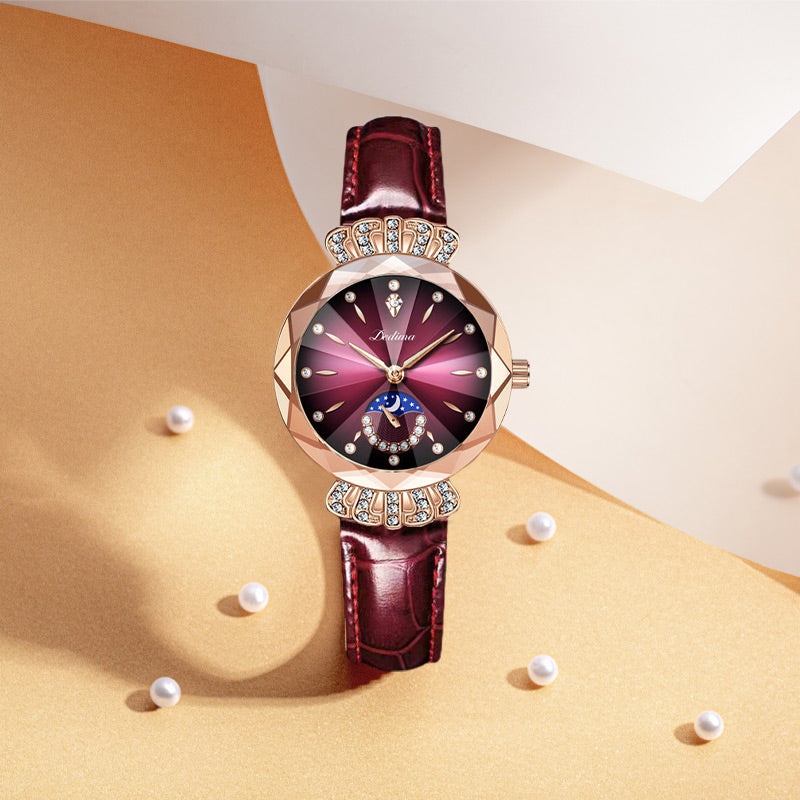 Fashionable Star & Moon Watch for Women