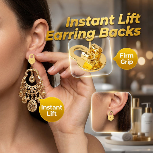 Supportive Earring Backs For Droopy Earlobes
