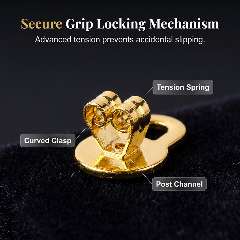 Supportive Earring Backs For Droopy Earlobes