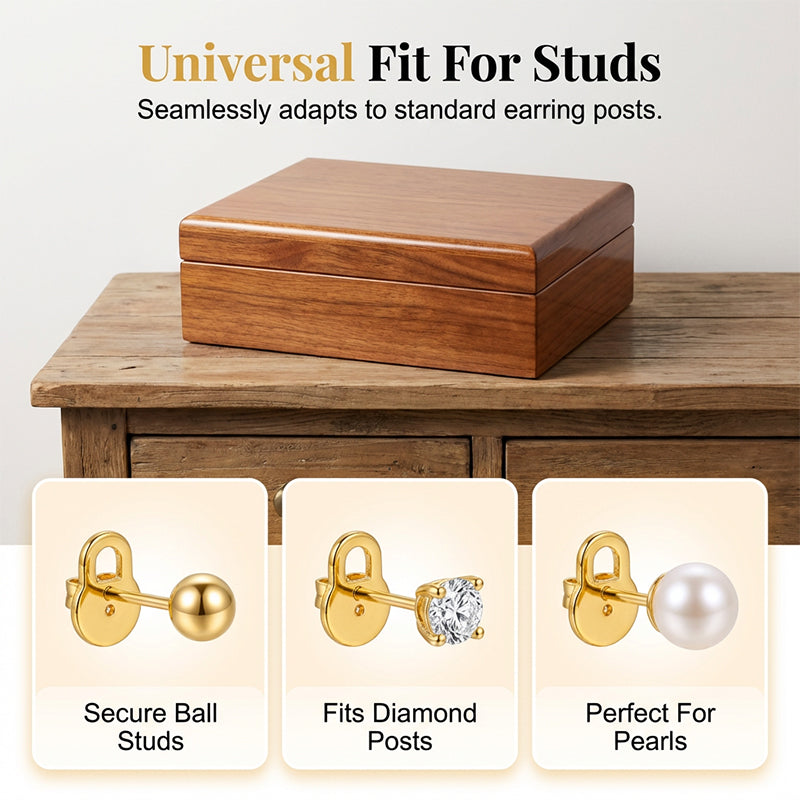 Supportive Earring Backs For Droopy Earlobes