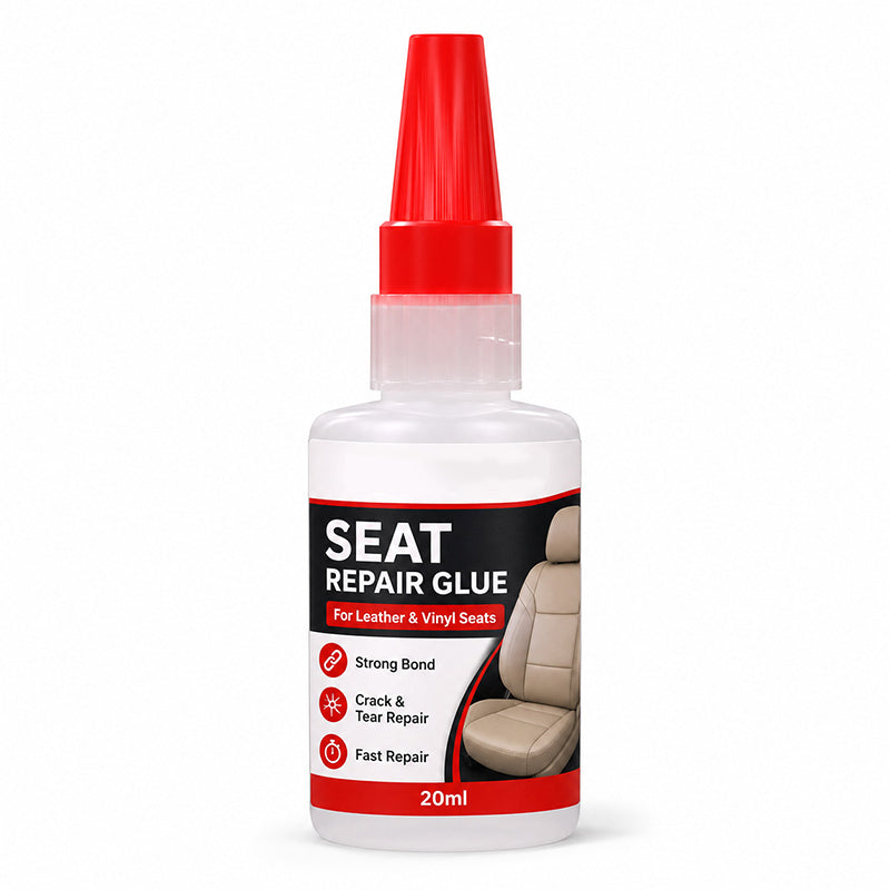 🚗50% OFF NOW! Quick Dry Car Seat Leather Repair Glue‑ Precision Nozzle Vinyl & Leather Adhesive, Permanent Bond Repair Glue for Car Seats, Sofas & Leather Furnitures